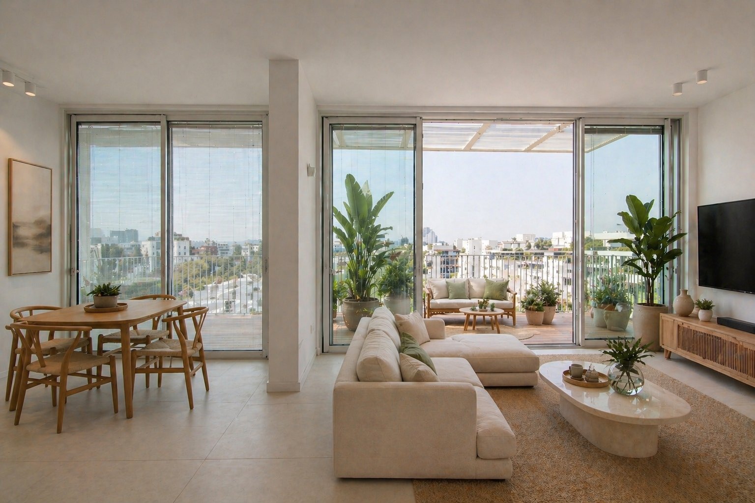 מבט פתוח, חלונות גדולים ואוויר רב — קומה גבוהה